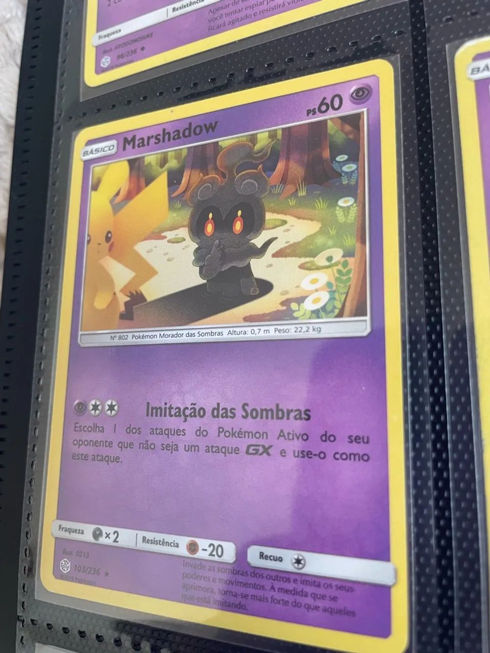 Carta Pokémon marshadow 2019