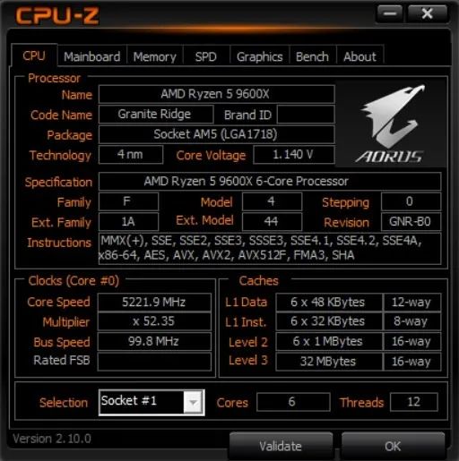 Processador AMD Ryzen 5 9600X - Foto 2