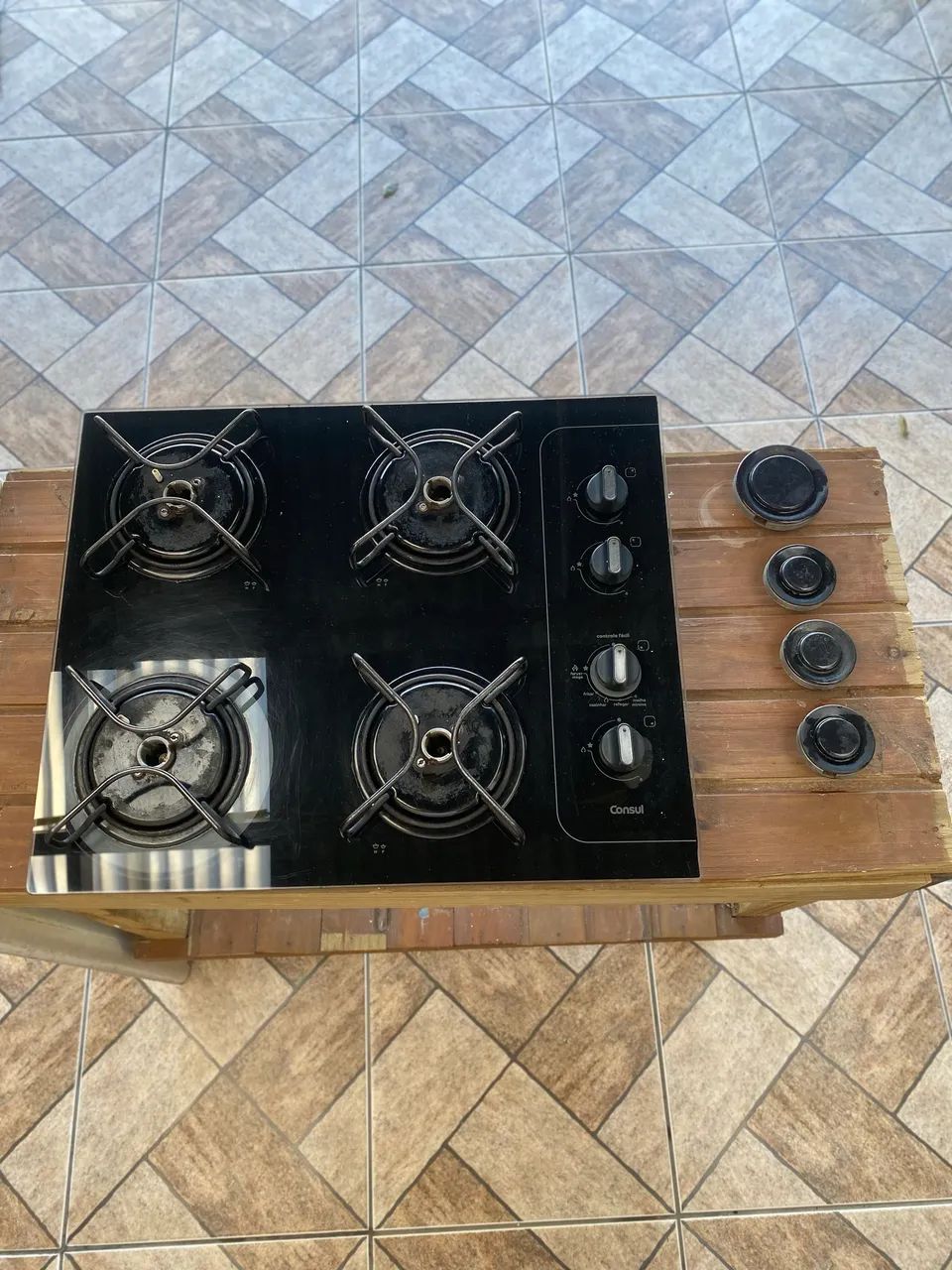 Cooktop Consul 4 Bocas Vidro Temperado - Funcionando Perfeitamente - Foto 4