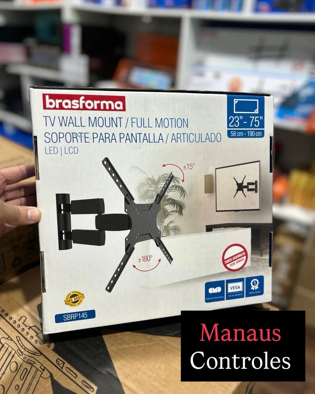 Suporte para Tv 23 - 75 Polegadas Articulado 