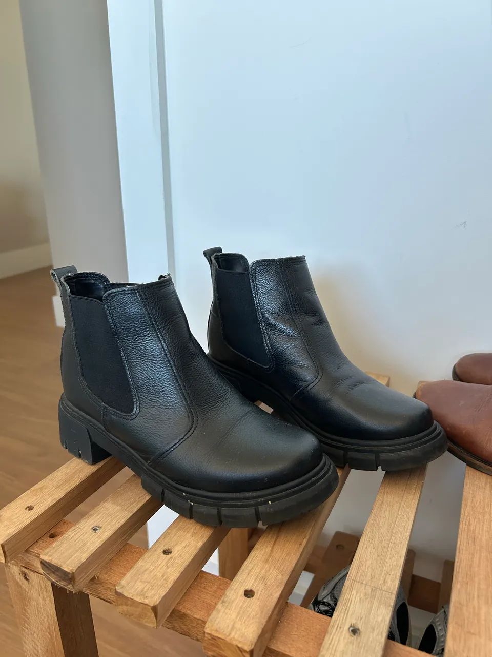 Bota em couro legítimo  - Foto 3