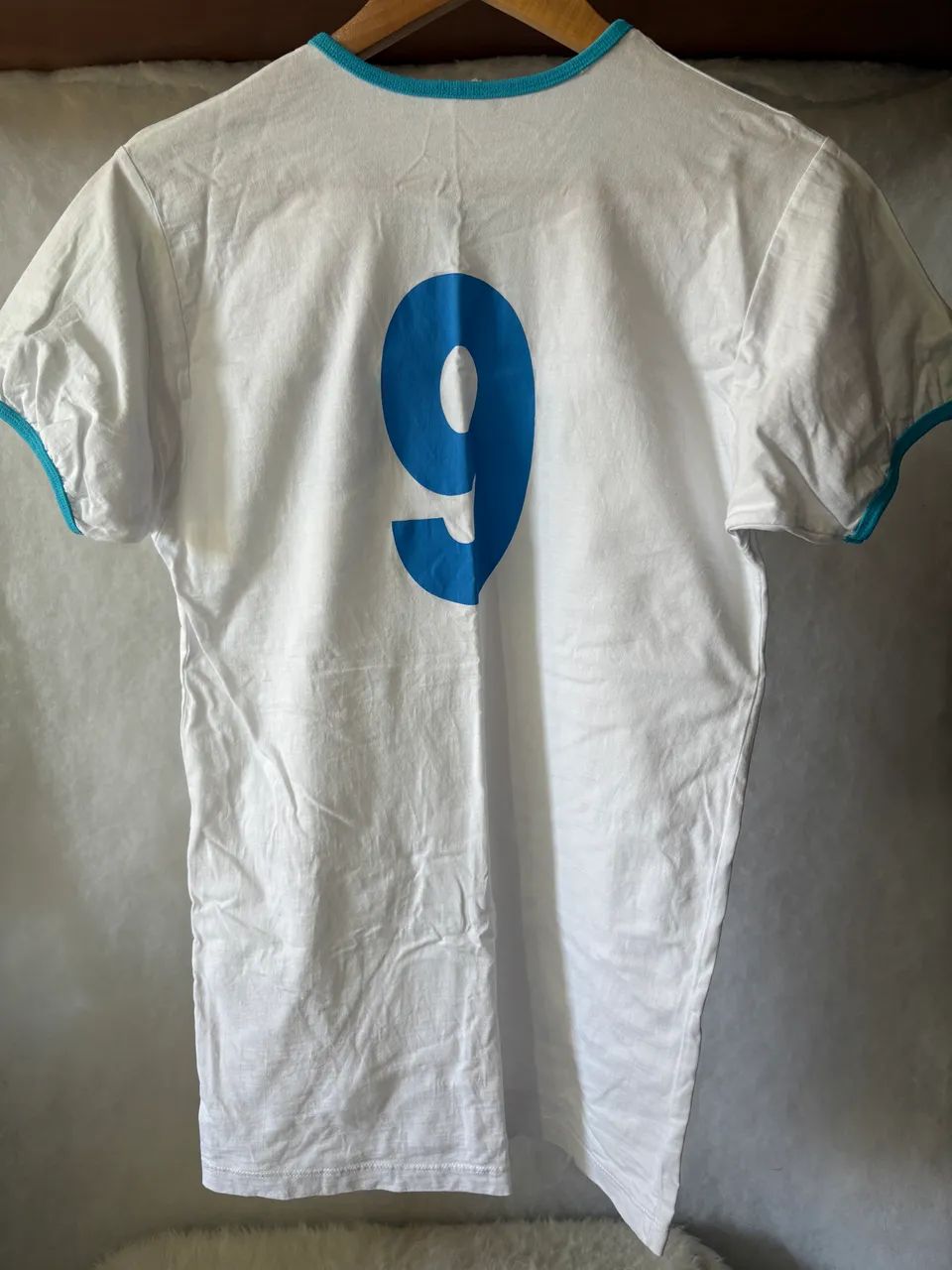 Camiseta Brasil Branca Usada Blusa Time Copa - Foto 4