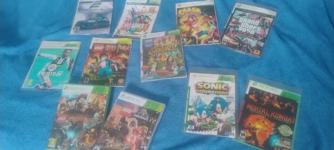 Xbox 360 com Kinect Desbloqueado + 11 jogos - Foto 5