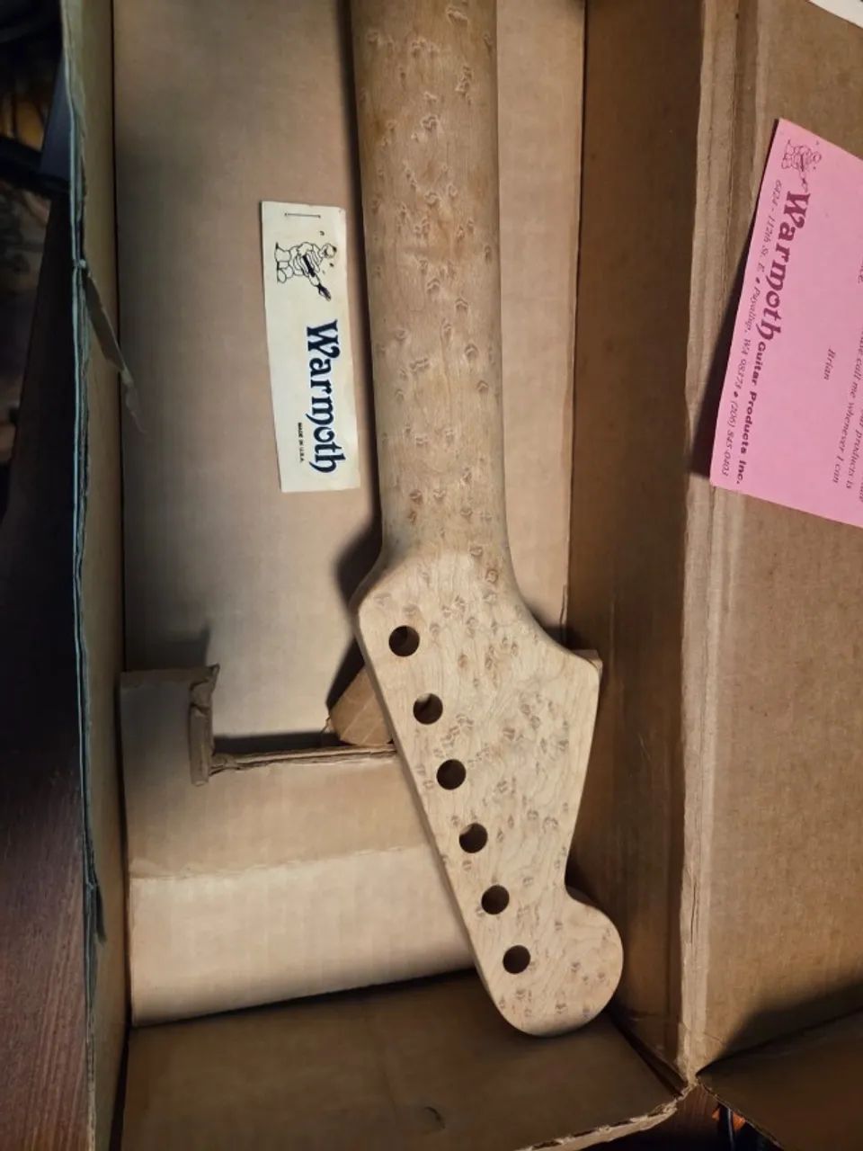 Braço Guitarra Stratocaster Warmoth Maple Birdseye - Foto 4