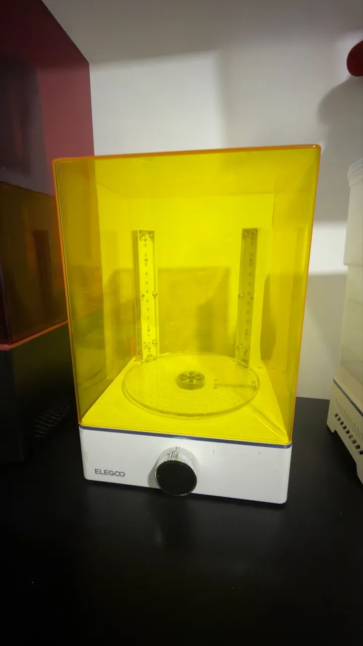 Kit Impressora 3D Elegoo + Mercury Plus Wash & Cure - Excelente Estado - Foto 4