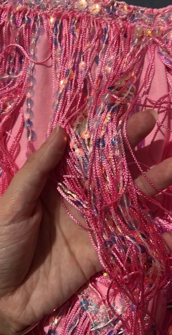 Conjunto rosa brilhante  - Foto 3