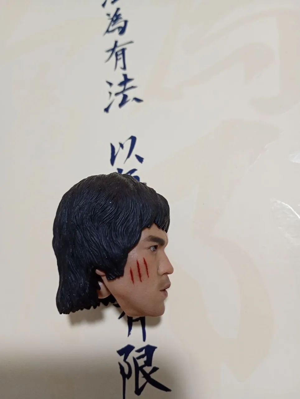 Head sculpt dx04 Bruce lee hot toya  - Foto 4