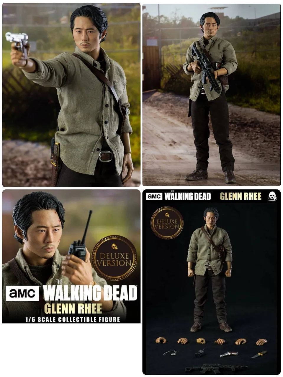 Glenn Rhee Deluxe Version Threezero 1/6 - The Walking Dead