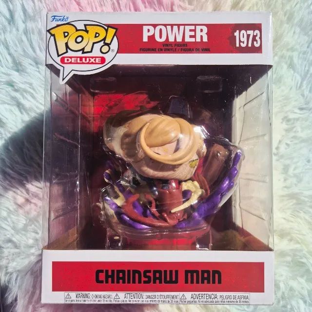Funko Pop Power e Martelo de Sangue Chainsaw Man 1973 NOVO ORIGINAL - Foto 2