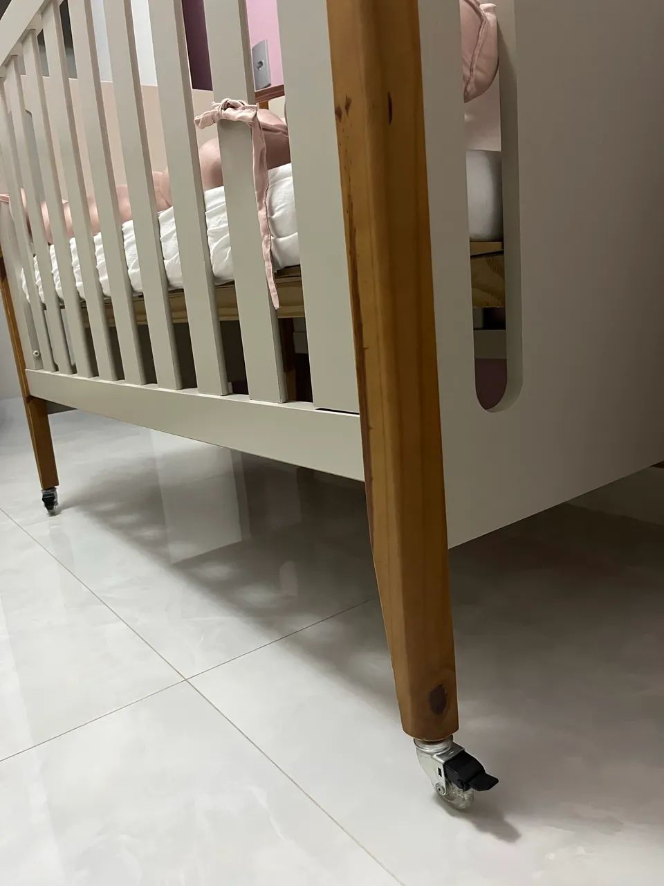 Berço 3 em 1 + Colchão  - Foto 2