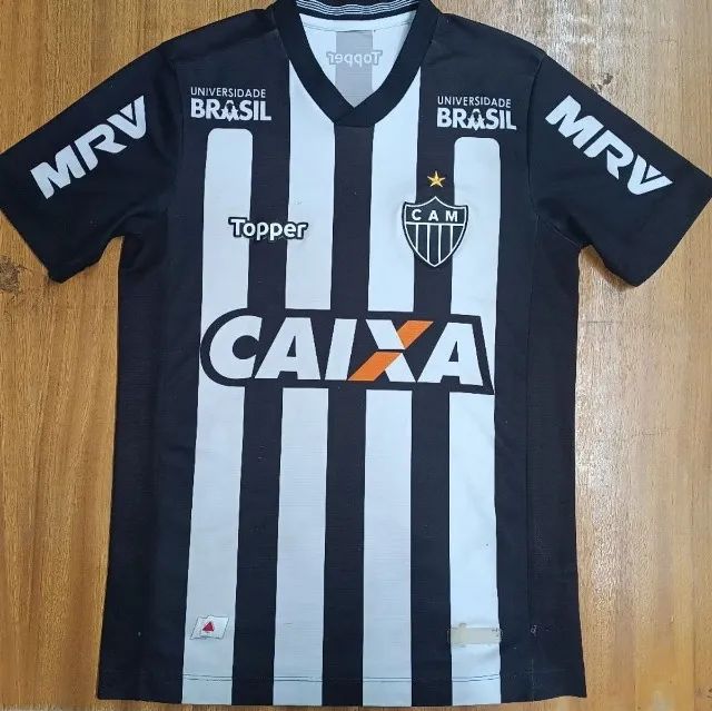 camisa original 2018 atlético mg topper listrada p