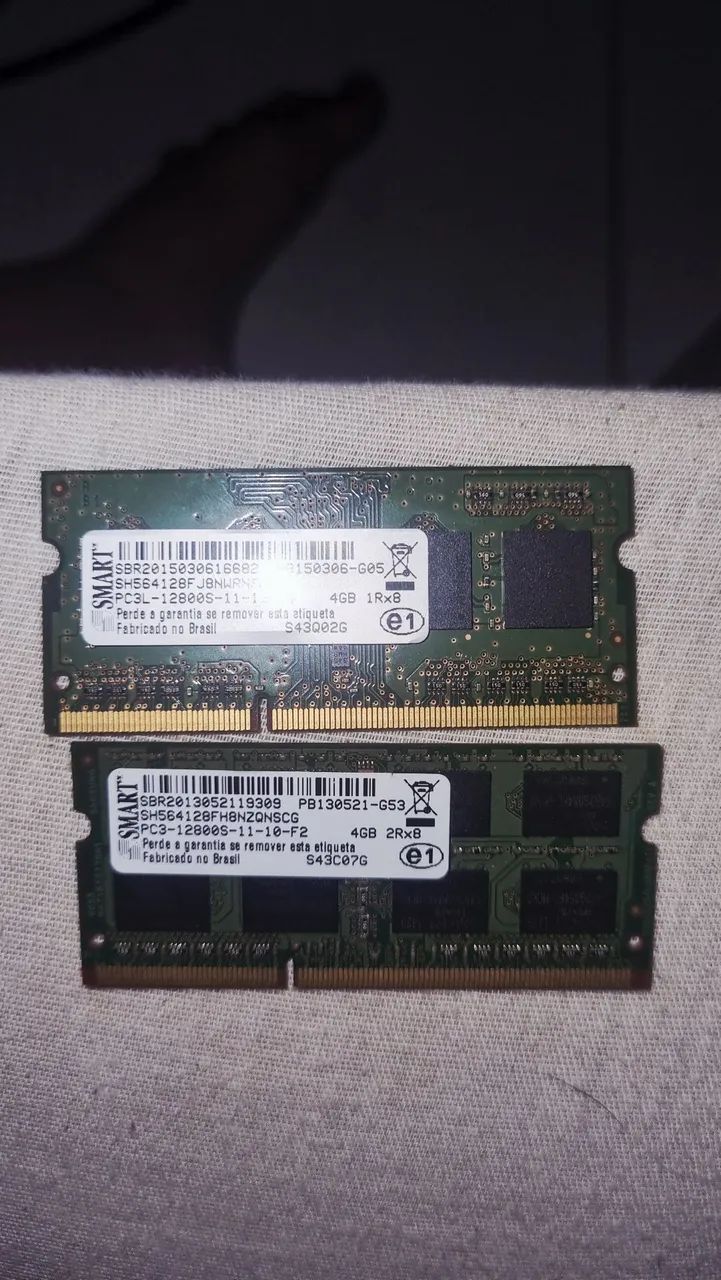 Memória ram ddr3 4x2 pentes (notebook) - Foto 4