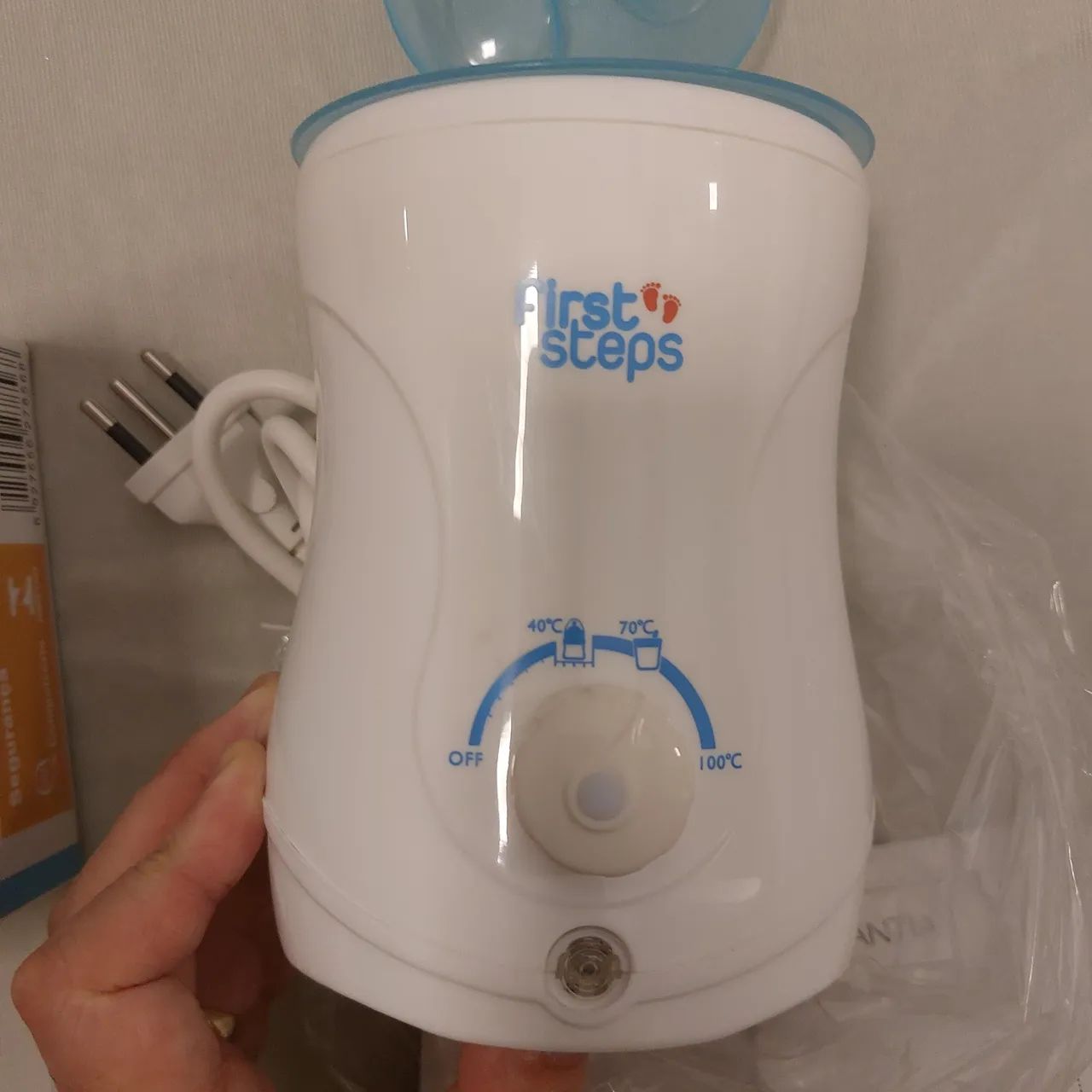 Aquecedor de Mamadeira elétrico.