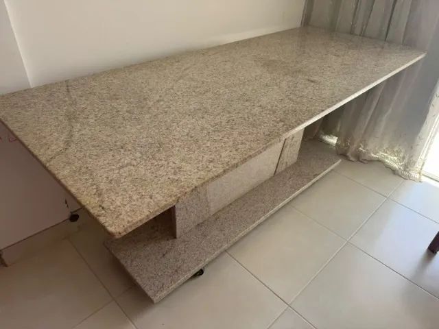 Mesa de granito branco siena - Foto 2