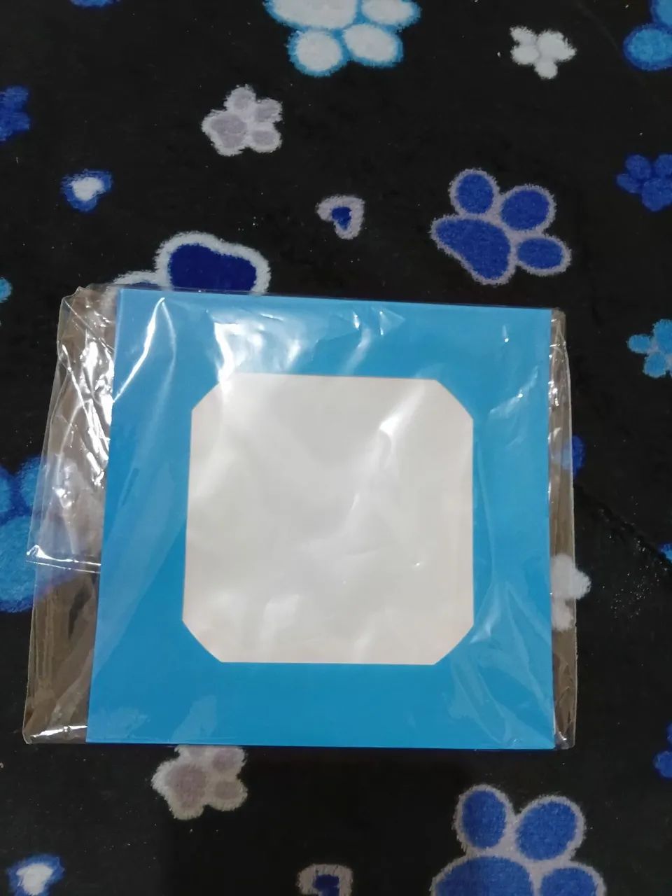 Pacotinho com 5 envelopes azul para cd