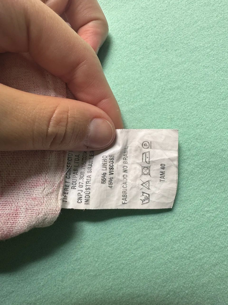 Vestido em Linho e Viscose Estampado - Tam. 40 - Foto 5