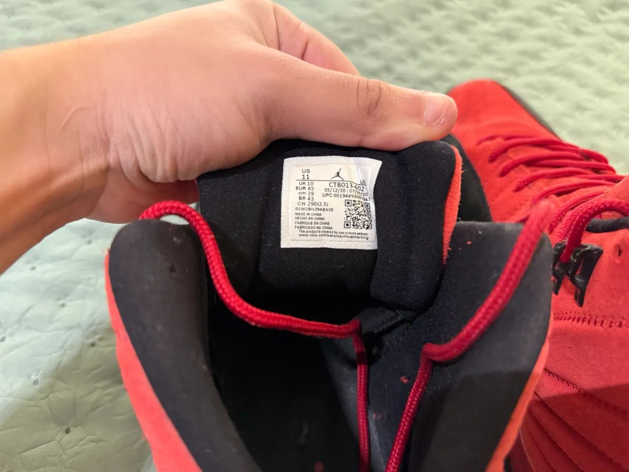 Air Jordan 12 Varsity Red ?Reverse Flu? - Foto 2