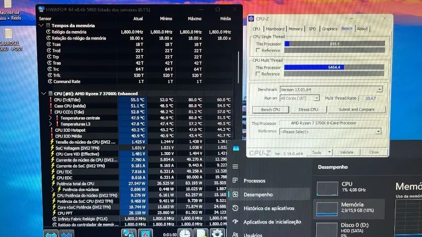 Processador Ryzen 7 3700X - Foto 3