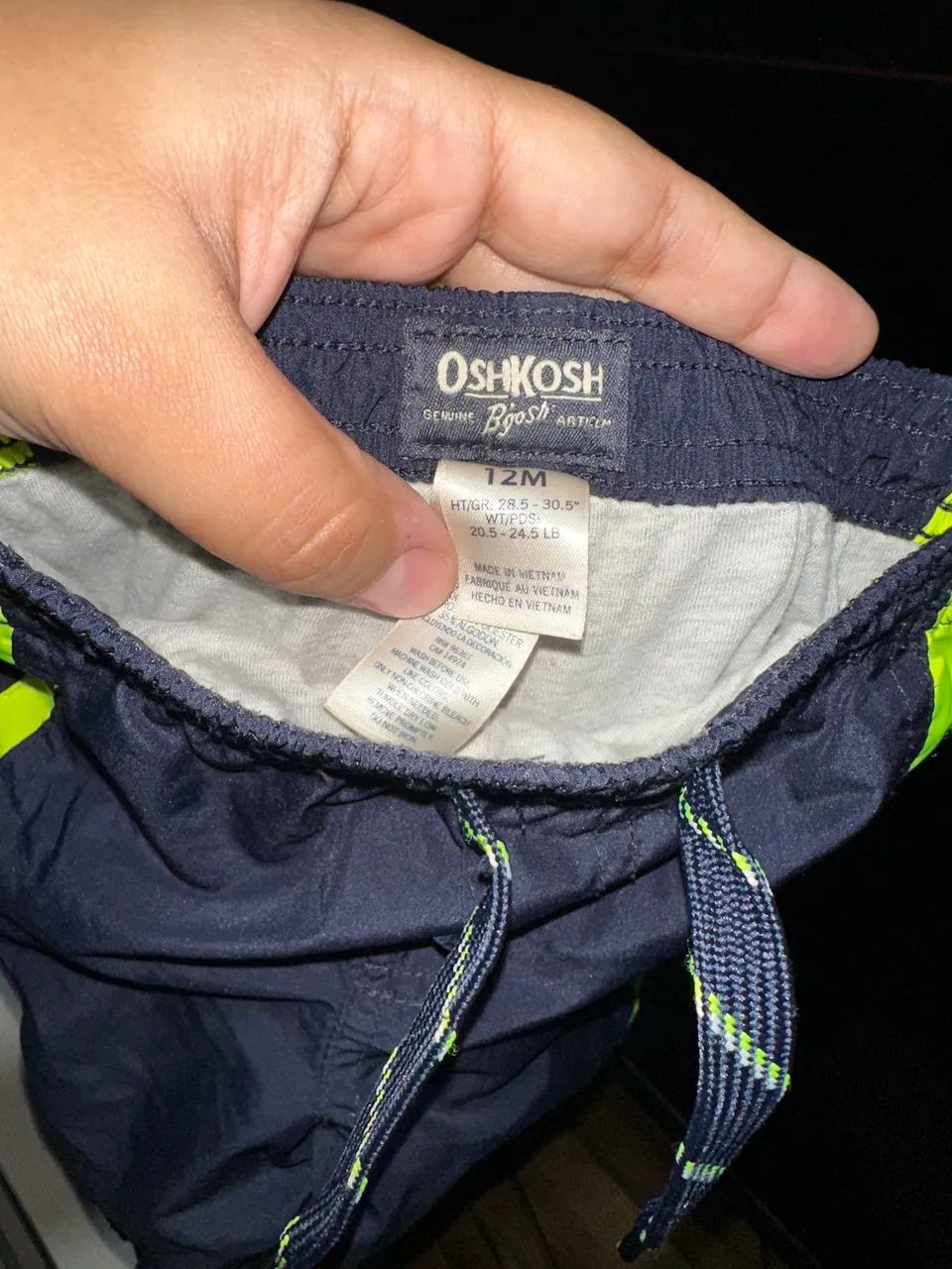 Calça infantil Oshkosh 18m - Foto 2