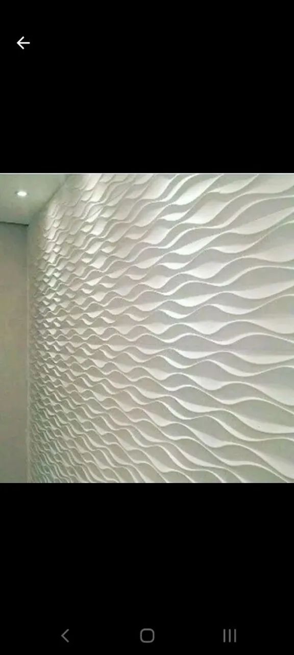Decoração de parede gesso 3D - Foto 4