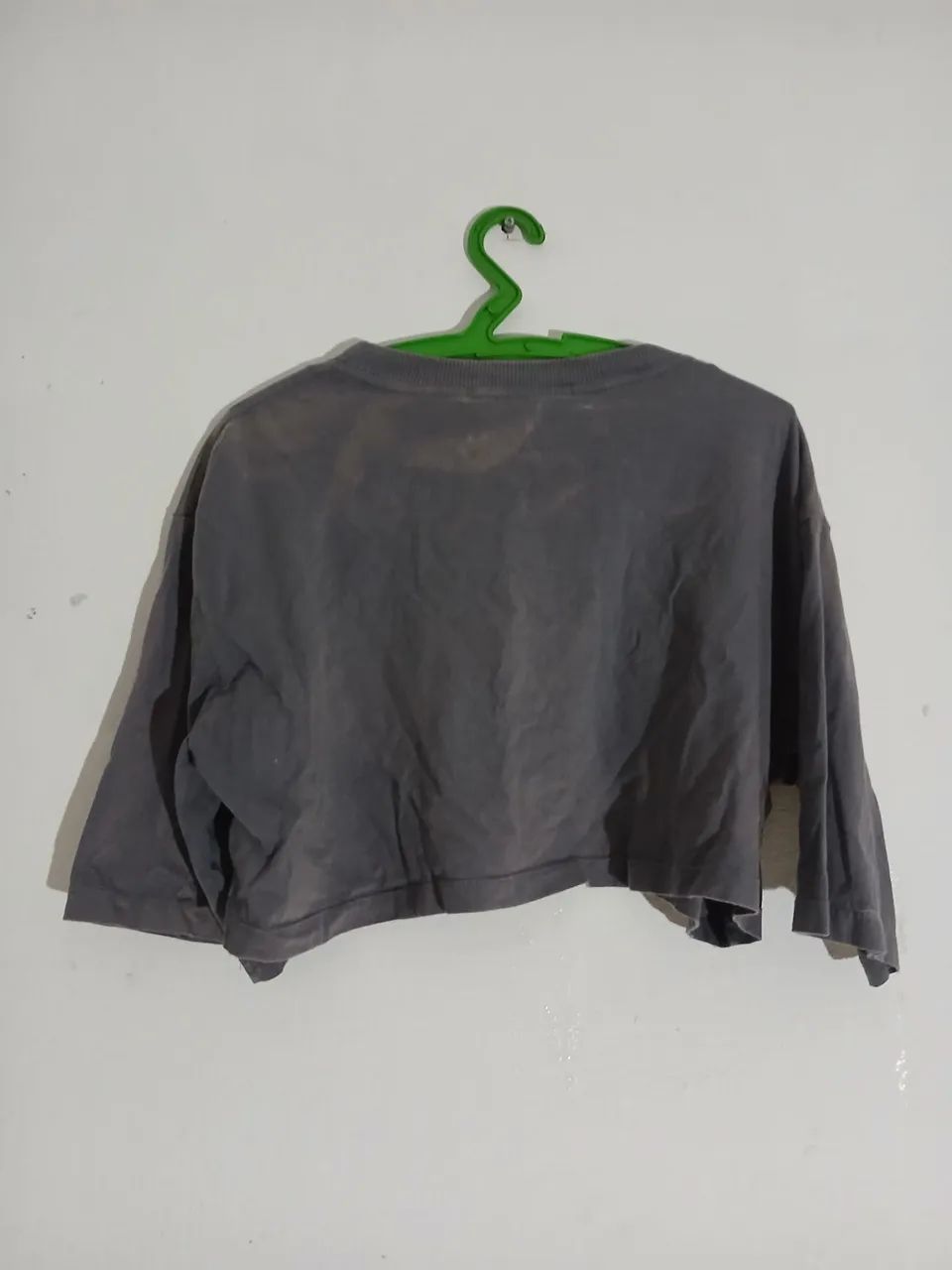 Cropped Cinza Feminino - Foto 4