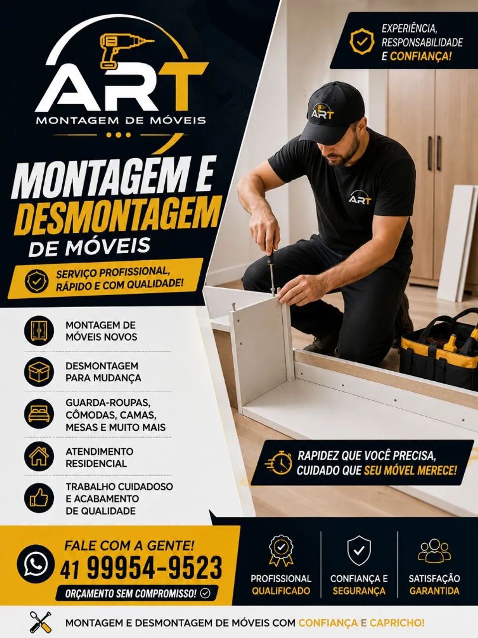 montagem e desmontagem de móveis