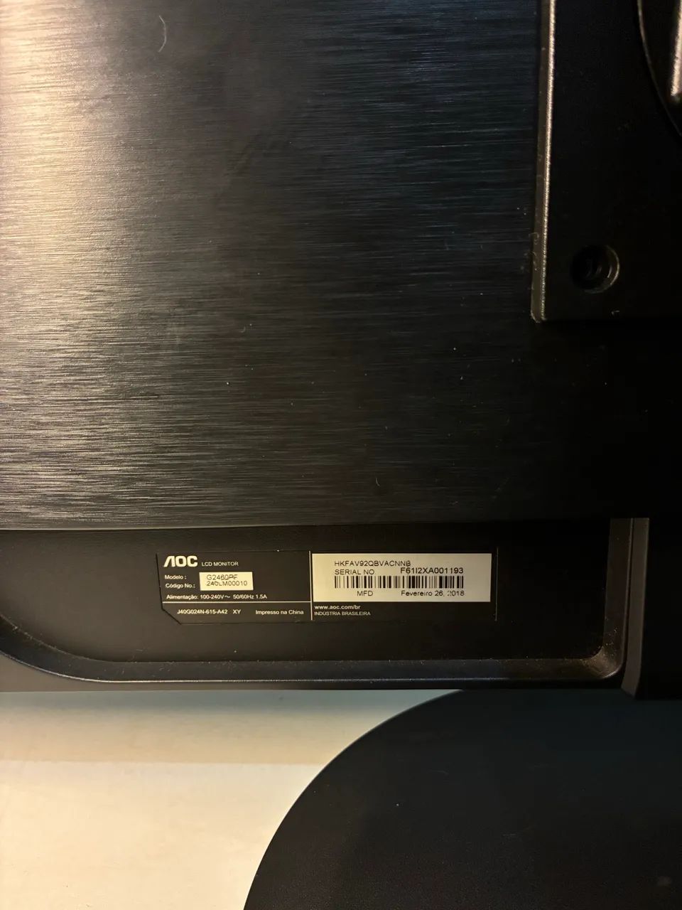 AOC Hero 24 polegadas 144Hz Full HD Gamer  - Foto 3