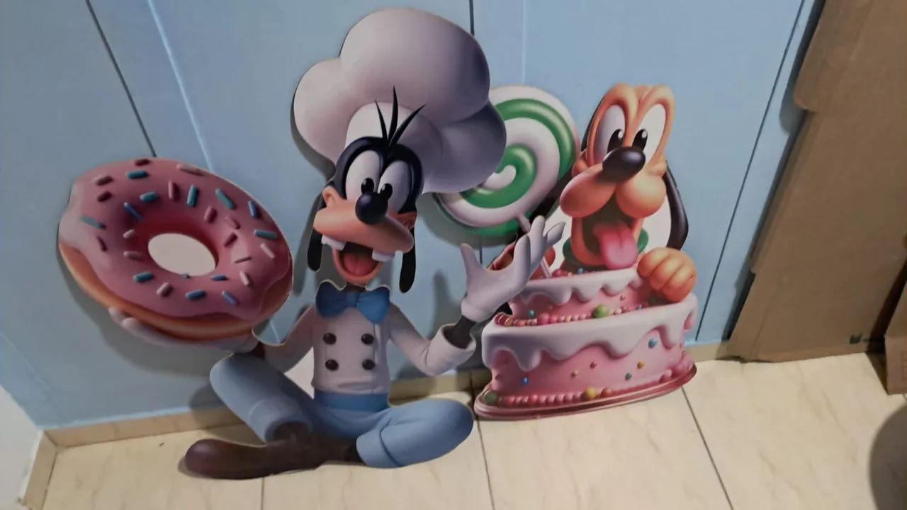 Mickey Confeiteiro em MDF - Foto 2
