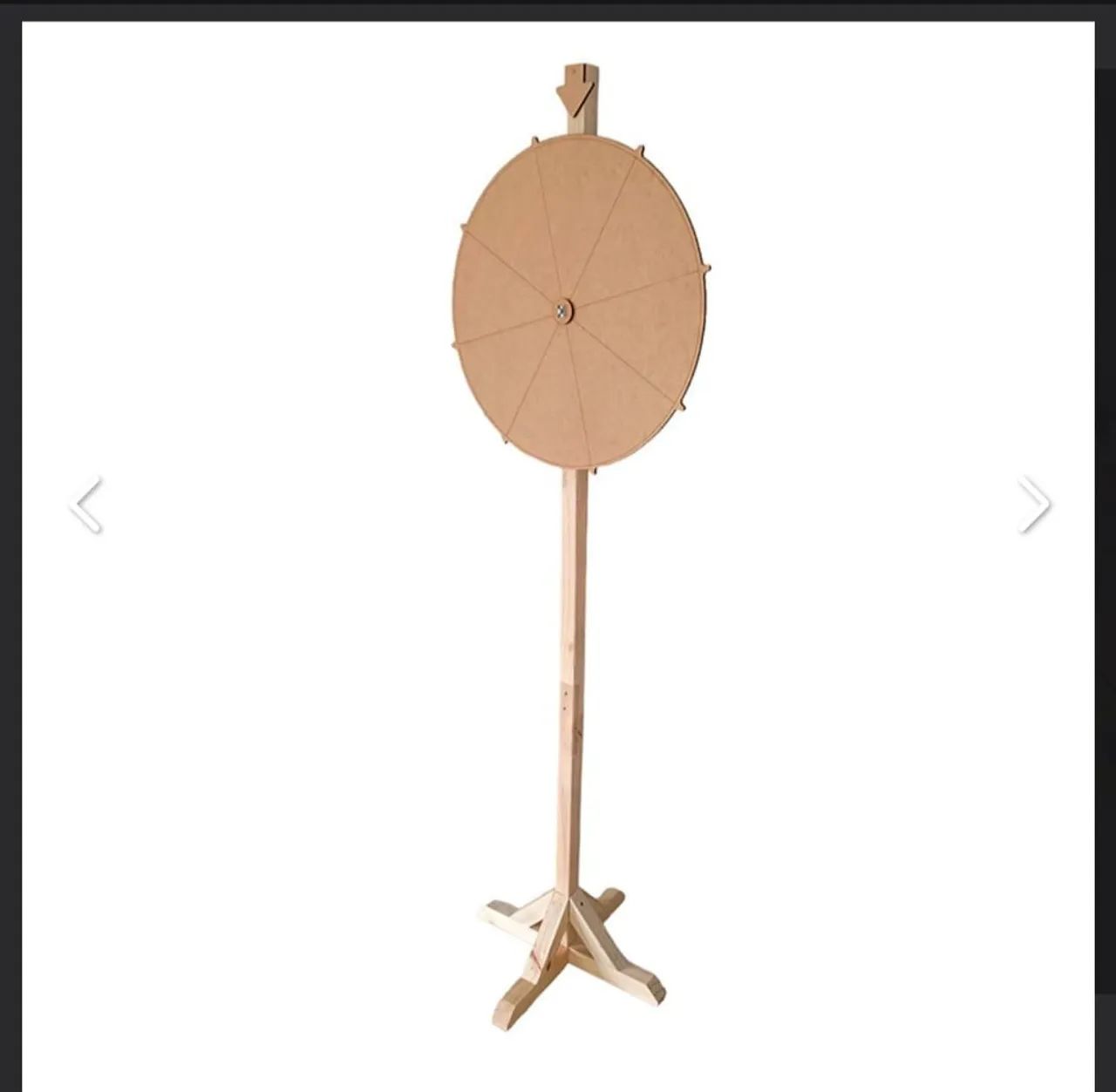 1 x ROLETA DE CHAO 60CM COM 08 OPCOES.