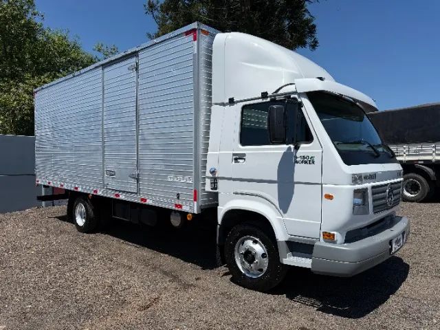 VW Volkswagen 9-150E Cummins 4X2 2009 Caminhão 3/4 Com Baú Furgão Seco Revisado - Foto 2