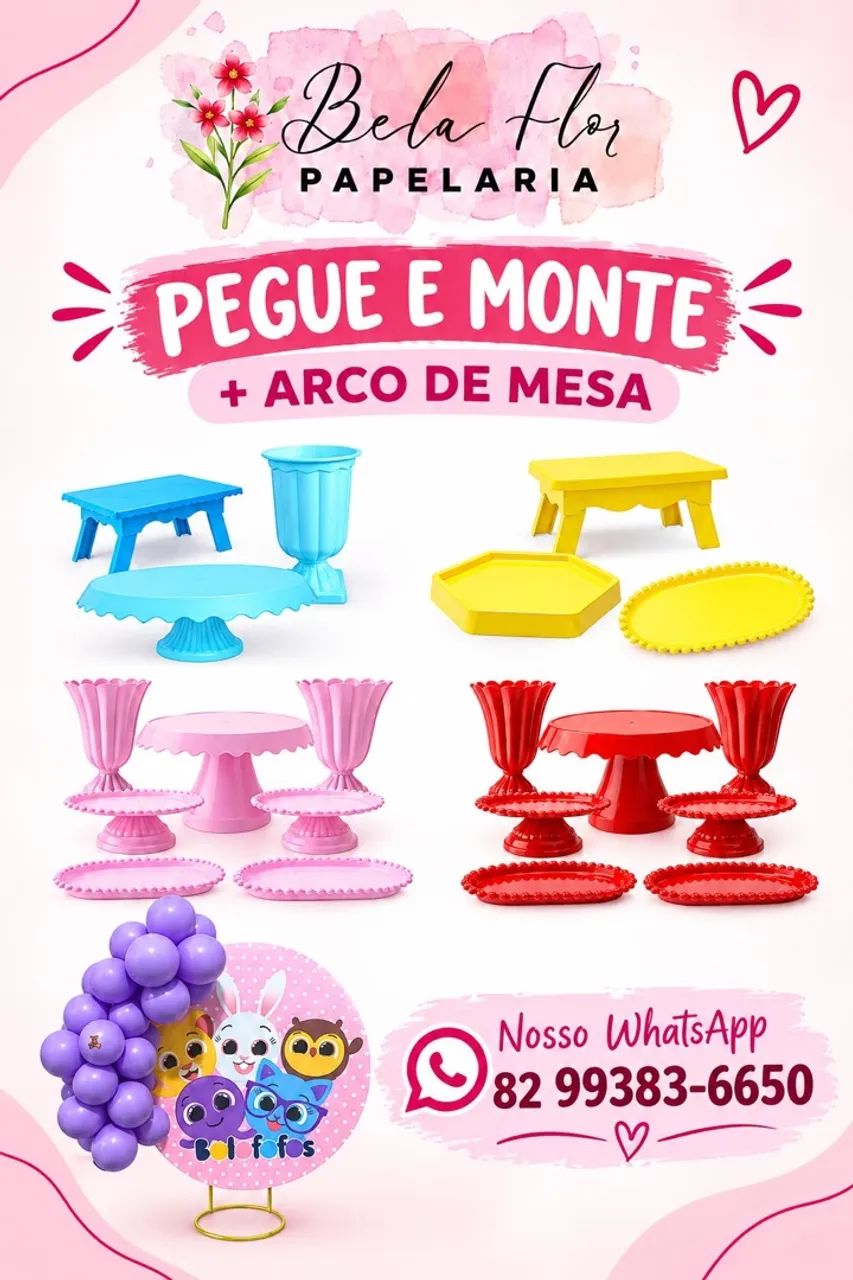 Alugamos Pegue e monte para festa 