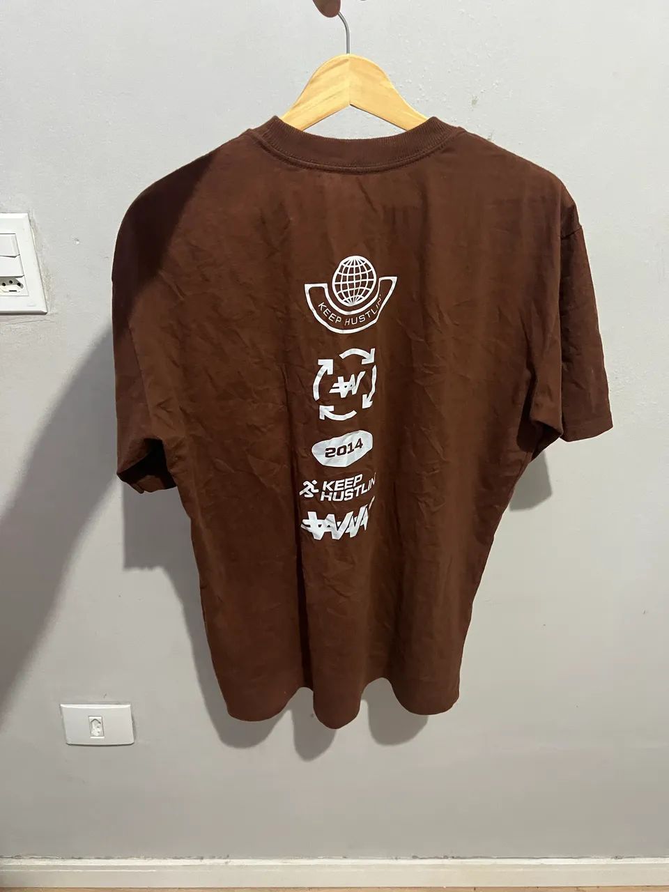 Camiseta wanted oversize