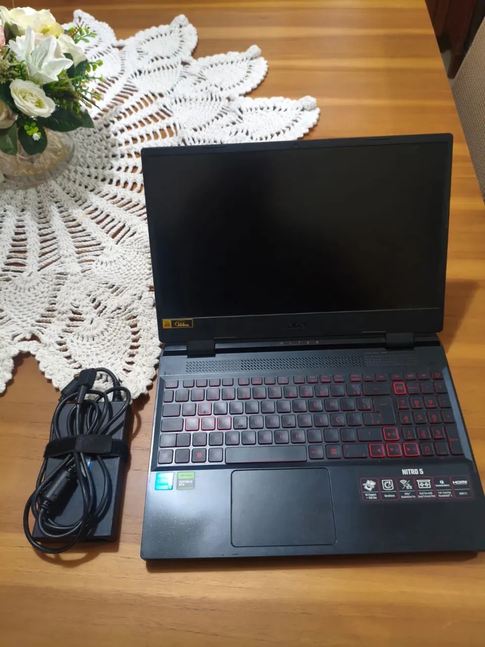 Notebook Gamer Acer Nitro 5 (RTX 3050, Core i5) - Com Defeito