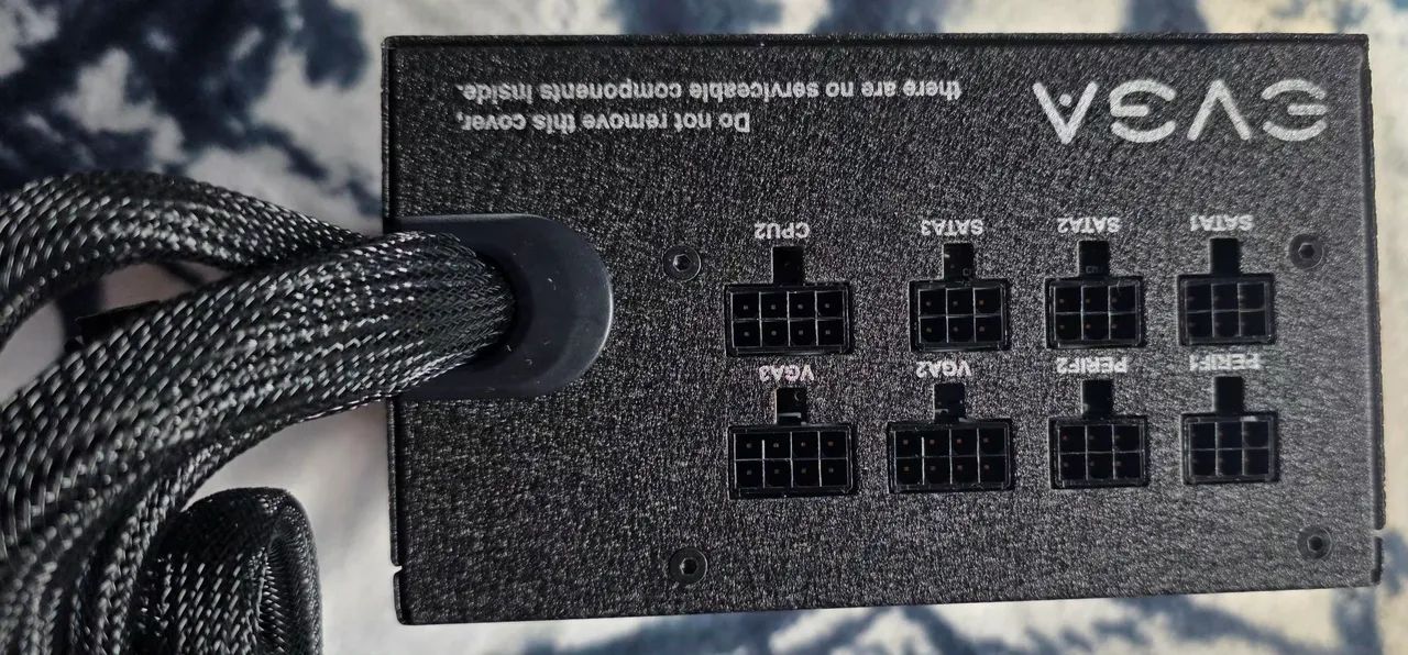 Fonte EVGA 850BQ em excelente estado de conservação. - Foto 3