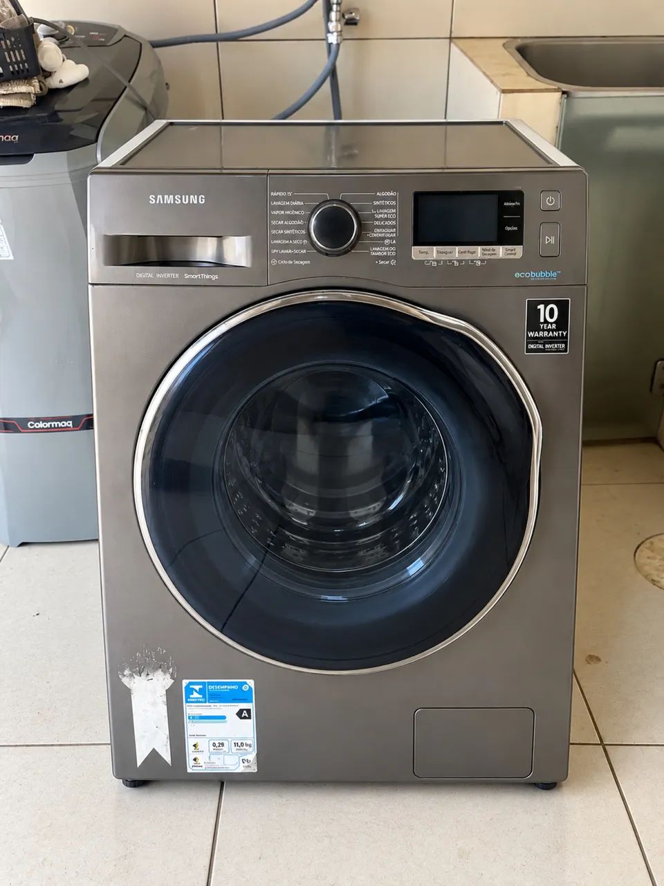 Lavadora e secadora SAMSUNG