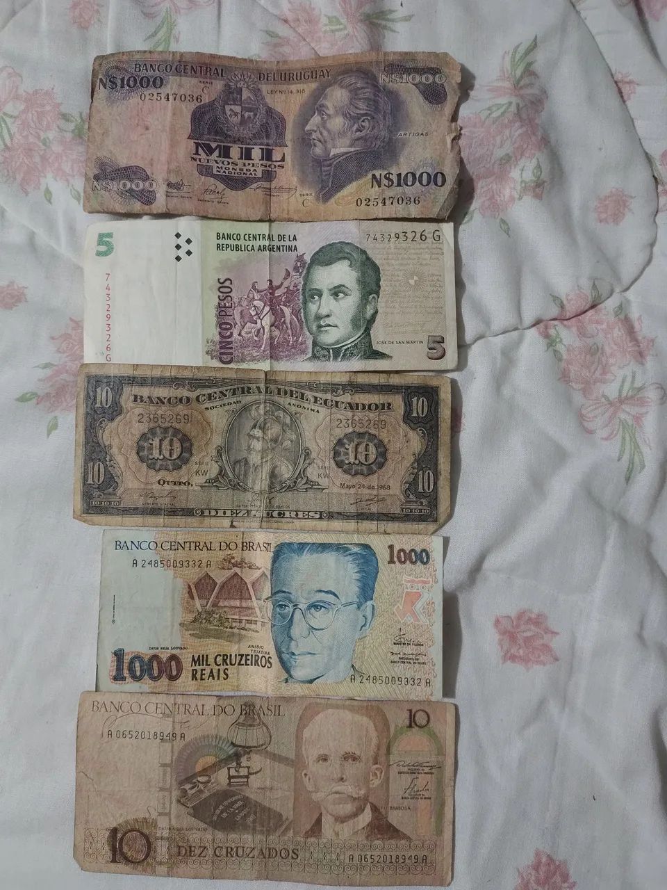 Notas antigas 