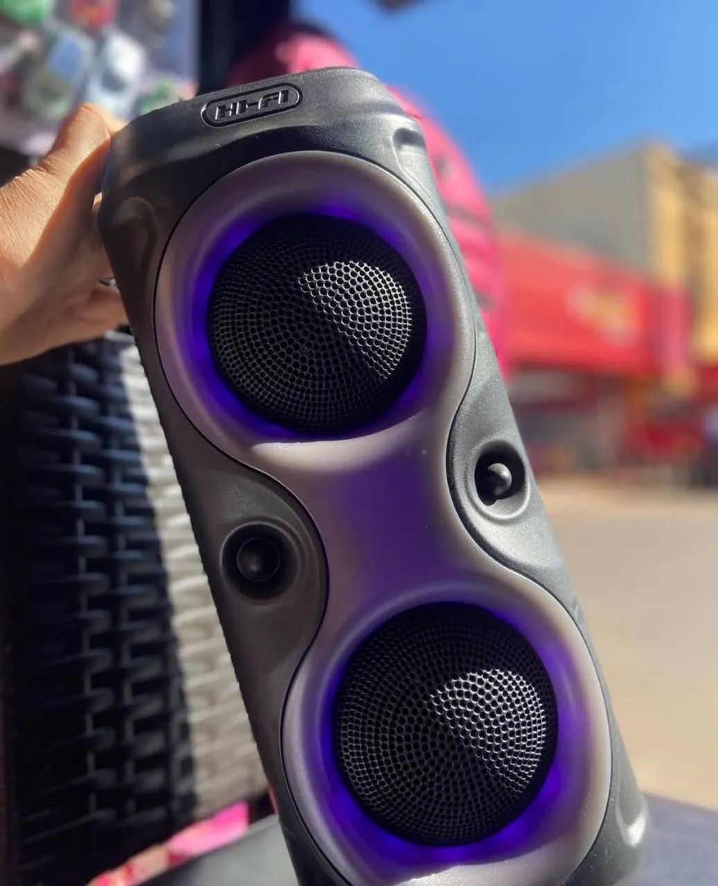 Caixa de Som LED RGB Bluetooth  - Foto 5