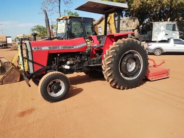 trator  MF 290 com 03 implementos - Foto 3