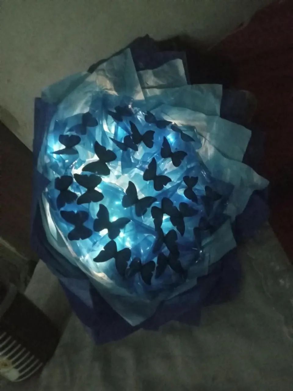 Buquê com luminária