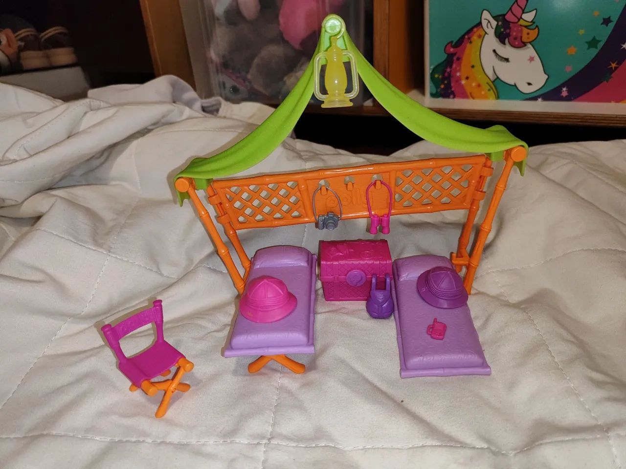 kit polly pocket van de limonada e barraca de acampamento - Foto 2