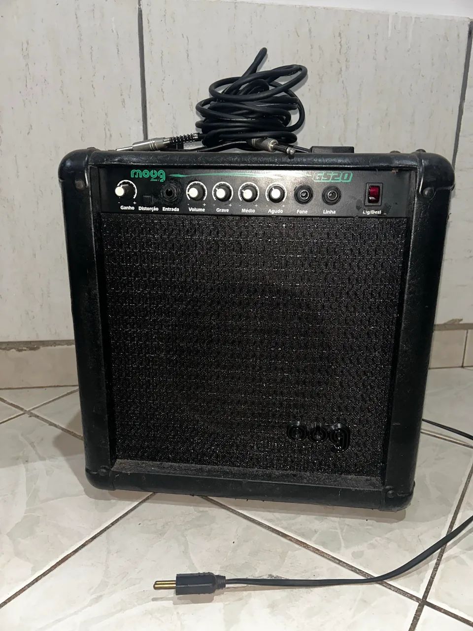 Cubo amplificador + cabo p10 - Foto 5