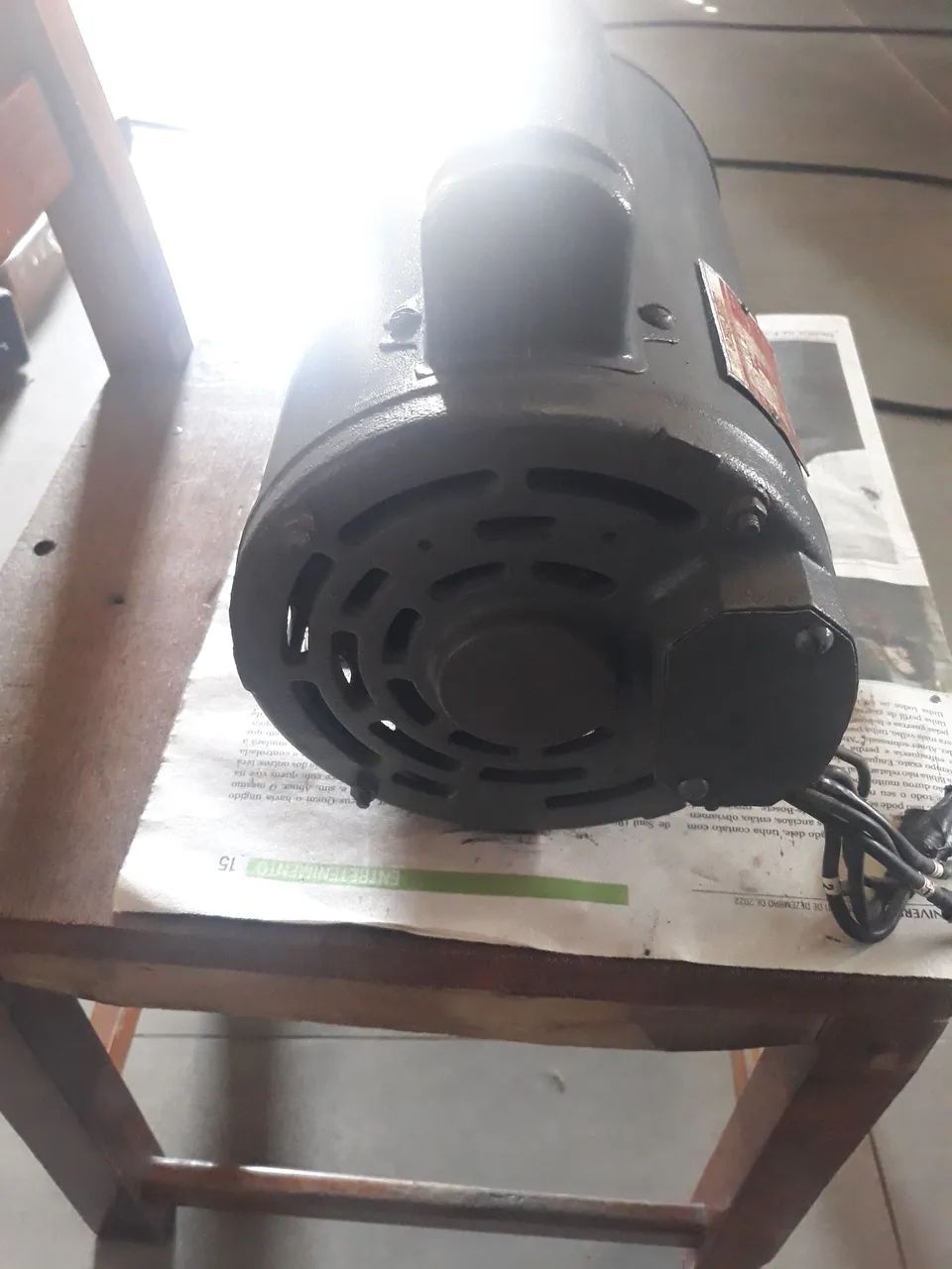 Motor monofásico 1.5 cv marca kohlbach.  - Foto 4