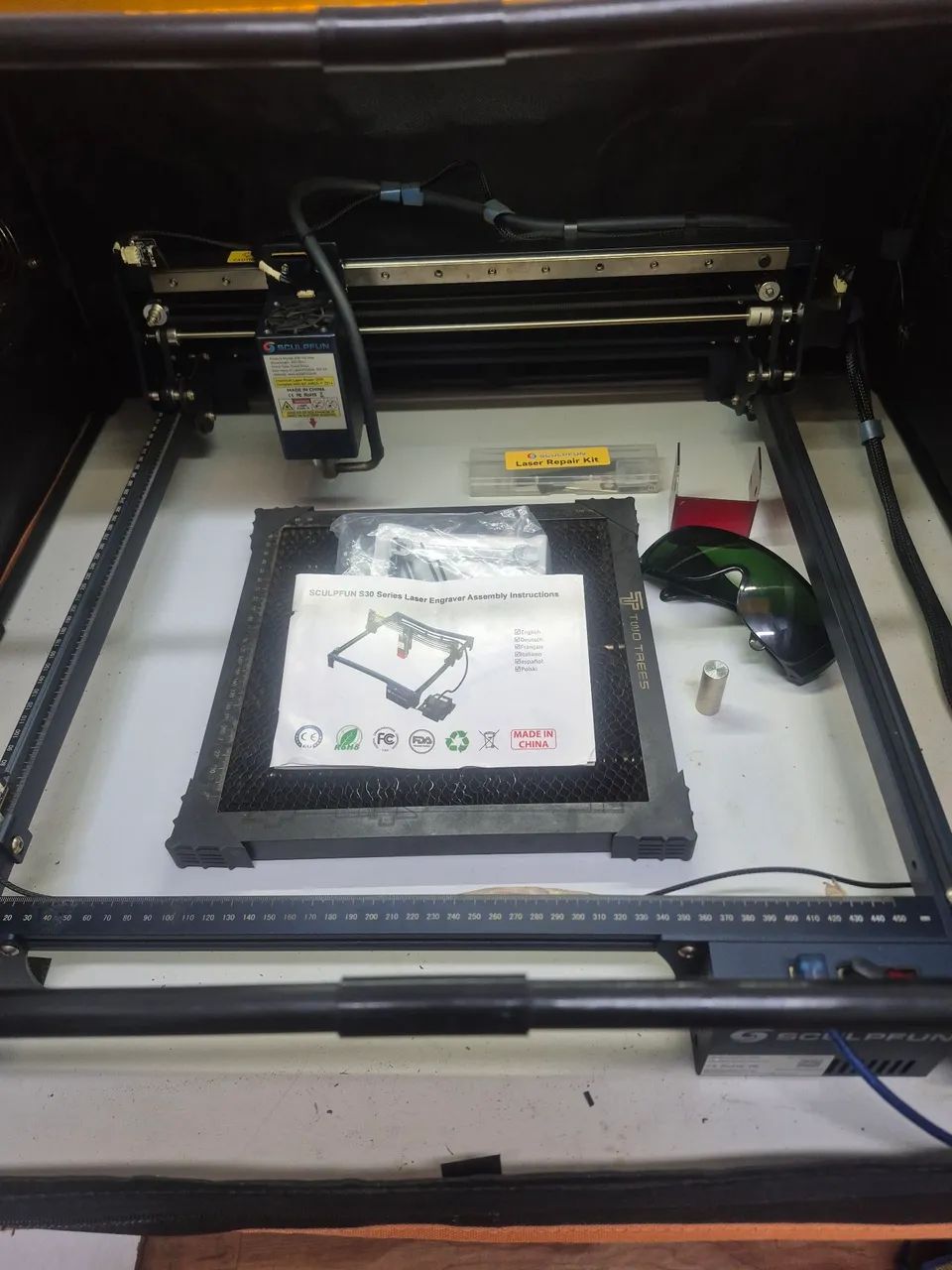 Maquina corte a Laser SCULPFUN S30 Pro Max com Capa Protetora  - Foto 2