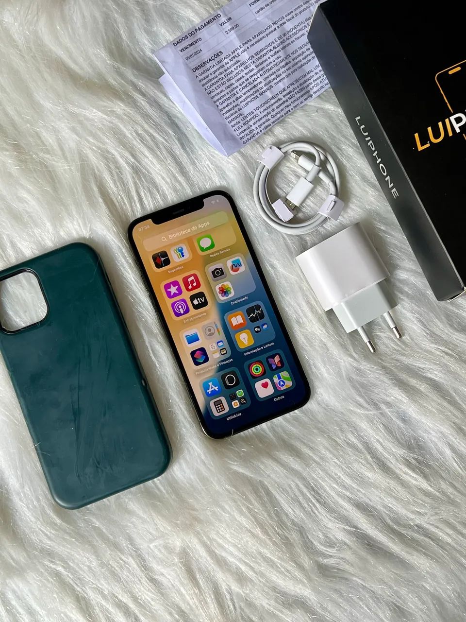 iPhone 12 Pro (128gb) caixa e nota - Celulares e Smartphones