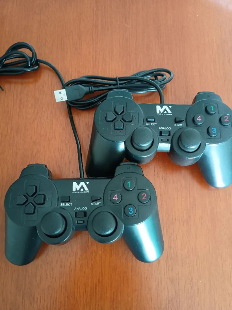 2 Joystick Playstation USB Novíssimos - Foto 2