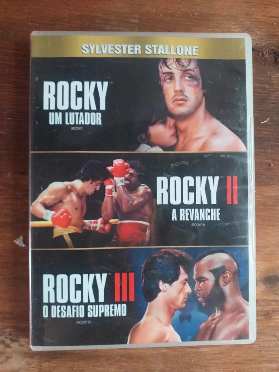 dvd rock balboa 1,2 e 3 R$65