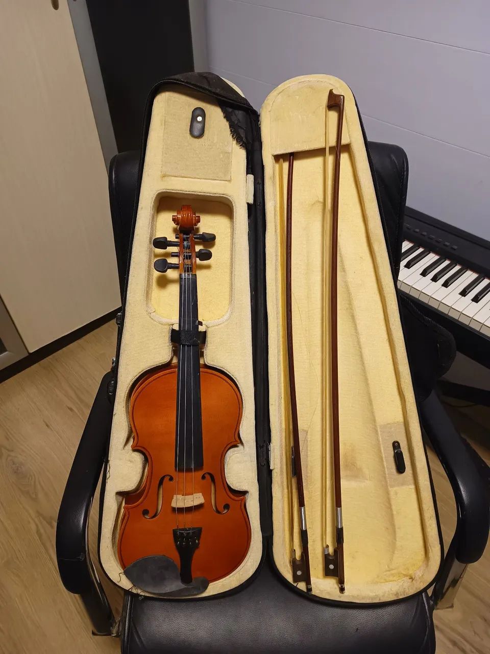 ? Violino Estudante Acústico 4/4 com Arco