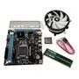 Kit Placa Mãe E Processador I3 2120 8gb Memória 2x4 + Cooler Cinza-escuro