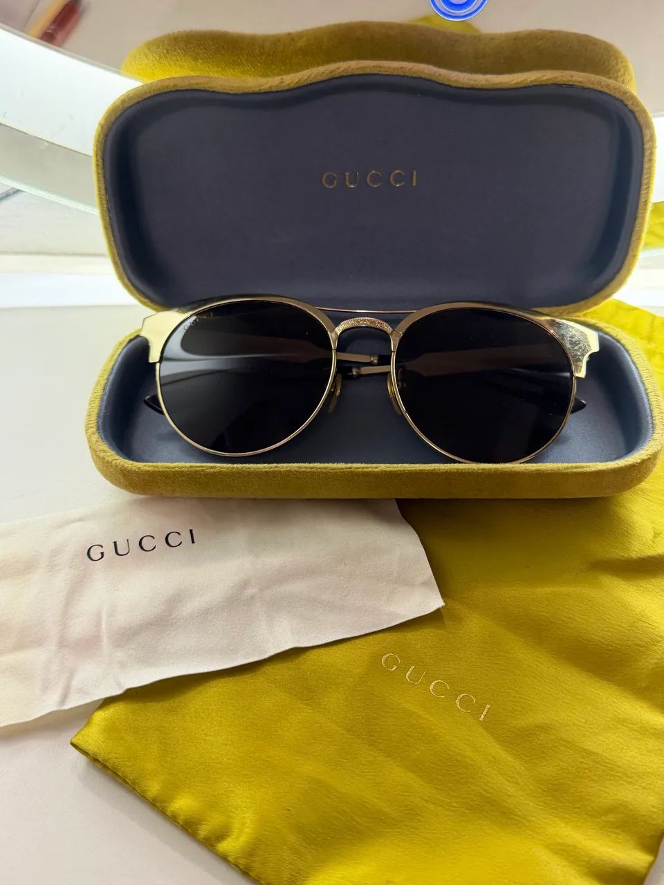 Óculos de sol gucci original gg0075s - Foto 5