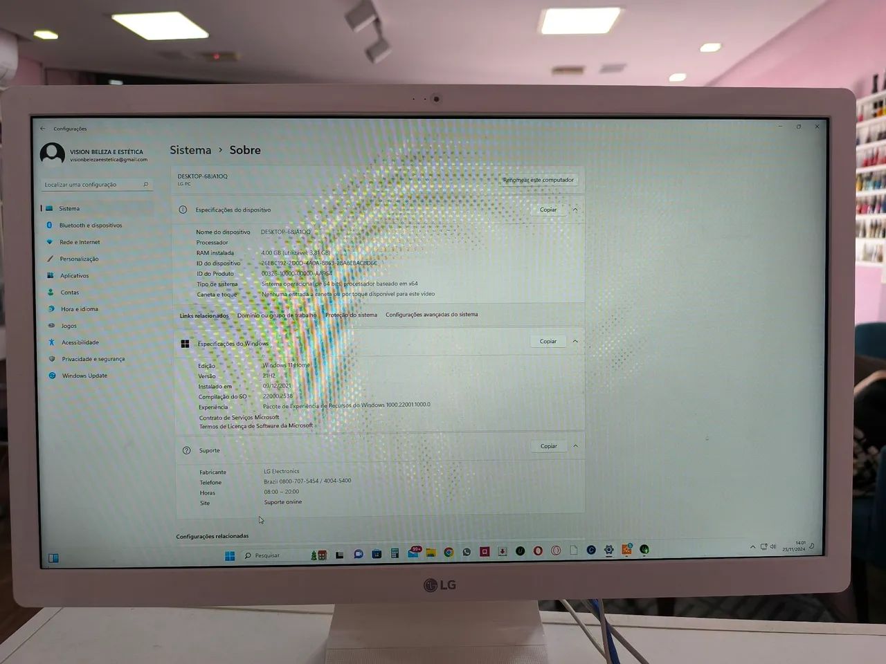 Computador ? ALL in One LG 21 - Foto 5